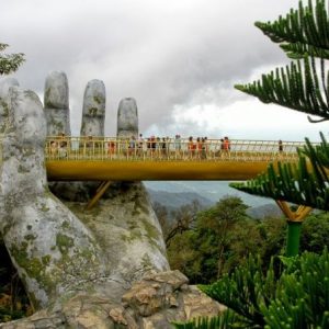 In the hands of the gods: Vietnam’s Golden Bridge goes viral